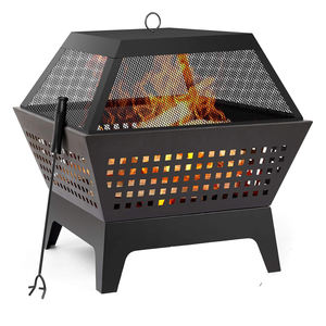 Vente chaude Foyer Durable Galvanisé Jardin Chauffage Feu De Camp Feu Anneau Profond portable Parfait Pour Patio Et Arrière-Cour Feux - Product Image 6