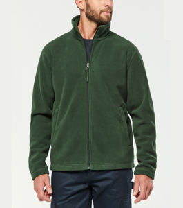 Chaqueta Polar de Invierno para Hombre, con Cuello Alto, Cierre Frontal Completo, Logotipo, Reversible, para Otoño e Invierno - Product Image 1