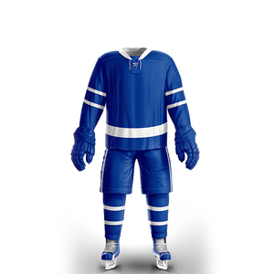 Conjunto de Uniforme de Hockey sobre Hielo Estilo Profesional Personalizado, Malla Transpirable, Impresión por Sublimación, OEM, ODM, Venta al Por Mayor - Product Image 1