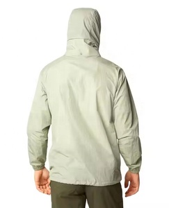 Chaqueta de Cuero Personalizada para Hombre, Delgada, Transpirable, Resistente al Viento e Impermeable, con Decoración de Piel, para Invierno y Verano, Informal, con Cremallera, Ropa Deportiva - Product Image 2