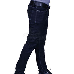 กางเกงยีนส์ถักทรงตรงสำหรับผู้ชาย ฤดูหนาว น้ำหนักเบา ขายส่ง ผลิตจากโรงงาน คุณภาพดีที่สุด - Product Image 3