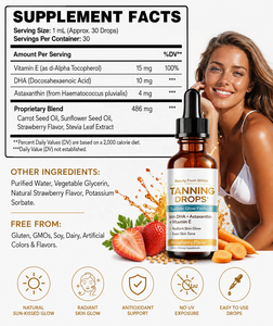 Gouttes autobronzantes liquides à <span class=keywords><strong>boire</strong></span>, formule marque privée, pour adultes, pour un teint naturel et éclatant - Product Image 2