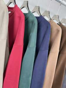 Sudadera de Hombre con Cuello Redondo, Diseño Nuevo, 100% Algodón, Talla Grande, 500 g/m², Técnicas de Bordado, Hombros Caídos, Invierno - Product Image 5