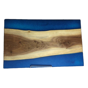 Tabla de cortar moderna de cocina de gran venta, tabla de servir de queso multifuncional de madera y resina - Product Image 1