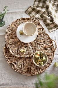 ถาดหวายสำหรับเสิร์ฟพร้อมดีไซน์สุดสร้างสรรค์ถาดหวายดีไซน์สุดสร้างสรรค์งานแฮนด์เมด - Product Image 3