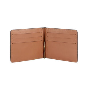 Cartera de Cuero Delgada, Moderna, para Uso Diario, Clásica, Premium, para Hombre, Corta, Abierta, Duradera, Textura Suave, Logotipo Personalizado - Product Image 3