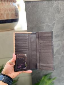 กระเป๋าสตางค์ยาวใช้ได้ทั้งชายและหญิงลายดอกไม้หนังจระเข้แฟชั่นมีสไตล์ดีไซน์สวย - Product Image 4