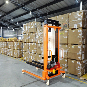 מלגזה ידנית הידראולית 1 טון 1.6 מטר עם גלגלי ניילון לריצוף חיצוני - Product Image 1