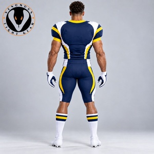 Uniforme d'équipe de football américain alliant matériau respirant, mouvements fluides et style athlétique moderne pour le jour du match - Product Image 5
