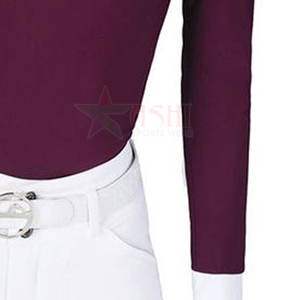OEM ODM Customized Waterproof Windproof Women's Equestrian <b>Horse</b> <b>Riding</b> Show Shirts Spandex/Polyester Professional Design - Product Image 3