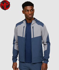 Chaqueta Cortavientos Personalizada para Hombre, Estilo Casual Urbano, Cierre de Cremallera, Opción de Talla Grande para Actividades al Aire Libre - Product Image 5
