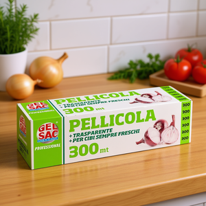 Envoltura de Plástico Desechable Transparente 413003 Gel Sac 300 Mt/h 9 Micrones para Alimentos - Product Image 3