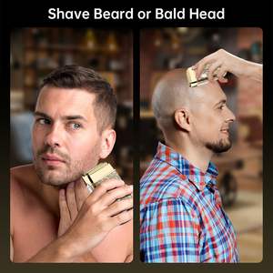 Afeitadora Eléctrica Recargable para Hombre, Afeitadora Rotativa de Lámina Húmeda/Seca, Doble Cuchilla, Impermeable IPX7, Inalámbrica, para Uso en Autocaravanas - Product Image 5