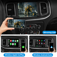 Kit d'interface décodeur intelligent sans fil CarPlay et Android Auto pour écran de voiture Challenger Original, compatible Dodge Challenger
