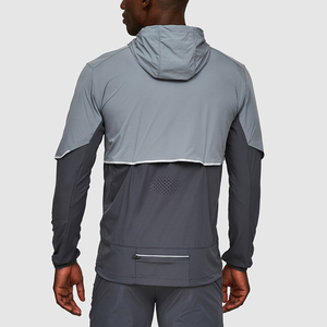 Chaqueta Cortavientos Ligera para Hombre, Logotipo Personalizado, Chaqueta Deportiva con Capucha, Cortavientos, Técnicas de Impresión - Product Image 3