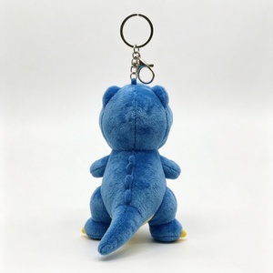 Llavero de peluche de dinosaurio personalizado, llavero de peluche de T-Rex, llavero de dinosaurio de peluche adorable, pequeño amuleto de peluche de dinosaurio - Product Image 2