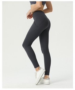 Mallas de Yoga con cintura elástica para mujer, mallas de Yoga con logotipo personalizado y bolsillos, alta calidad, 2025 - Product Image 4