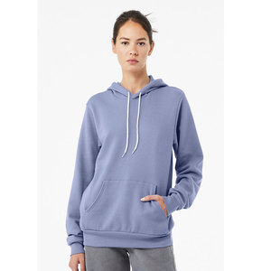 Sudadera con capucha de algodón para hombre, suéter informal de manga larga con cordón, sudaderas con capucha de moda con bolsillo Kanga liso - Product Image 1