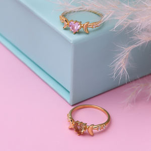 Sultanite รูปหัวใจหิน CZ แหวนคลัสเตอร์ตุรกีแฮนด์เมดขายส่งเครื่องประดับเงินแท้ 925 - Product Image 6