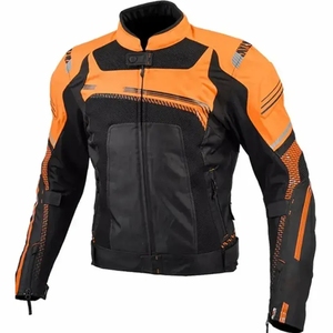 Blouson de moto en cuir pour hommes vente en gros de vestes en cuir pour hommes fabriquées en usine à bas prix - Product Image 2