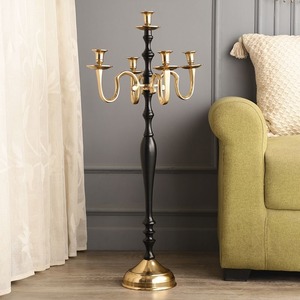 Luxury Metal <b>Candle</b> Holder Stand for Bedroom and Living Room Decoration Modern Home Accent Piece - Product Image 4