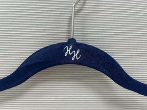 50 Pack Baby Velvet <b>Hangers</b> Slim Non-Slip Design with Rose Gold Swivel Hook ABS Plastic Single Tier for Wardrobe Clothing - Product Image 6