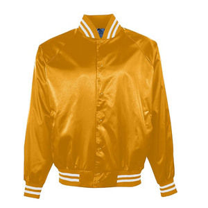 แจ็กเก็ตทีมตัวแทนหนัง PU สีน้ำเงินและเหลืองสำหรับผู้หญิงผู้ชายเสื้อแจ็คเก็ตมีตัวอักษรสีส้มแบบใหม่2025 - Product Image 2