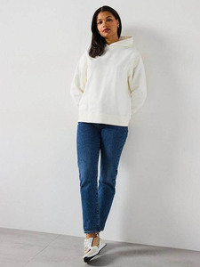 Venta al por mayor Premium White Women's Classic Hoodie High Quality Top Selling Anti-Wrinkle and Breathable Blank Hoodies For Women - Product Image 5