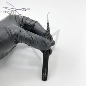 Pinzas Profesionales para Pestañas de Volumen de 90, 45 y 35 Grados, Color Blanco Dorado, Acero Inoxidable Sostenible, Punta de Precisión, Fibra de Alta Calidad - Product Image 4