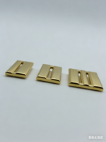 Pins de Insignia de Rango de Esmalte Suave, de Zinc Fundido Plateado, de Alto Brillo, de 1/2/3 Barras |   Insignias Metálicas Personalizadas para Uniformes, Diseño de Mariposa