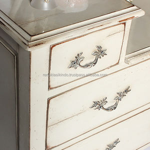 Vitrina y mueble de porcelana con espejo n. ° 7116, caoba de calidad, tamaño 92x45x160 - Product Image 6