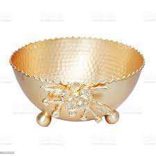 Bols à fruits décoratifs de luxe pour mariage, design doré, élégants et raffinés - Product Image 4