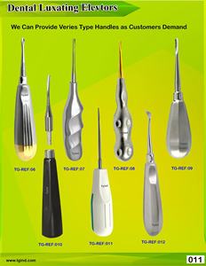 Hot Selling <b>Dental</b> Elevator Set Black Gold Stainless Steel Luxating & Serrated <b>Dental</b> Root Elevators for Tooth Extraction - Product Image 3