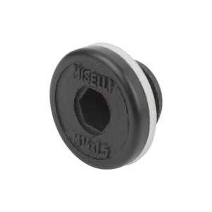 K0450 สกรูยึดเครื่องยนต์ M16x1.5 หัวหกเหลี่ยมไม่มีช่องระบายอากาศ เทอร์โมพลาสติกโพลีเอไมด์ 66 สีดำ - Product Image 1