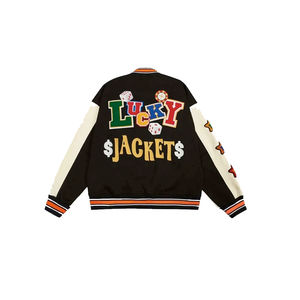 Fabricant OEM, veste Letterman de haute qualité en chenille brodée pour hommes, veste Letterman d'université de baseball personnalisée pour hommes - Product Image 3