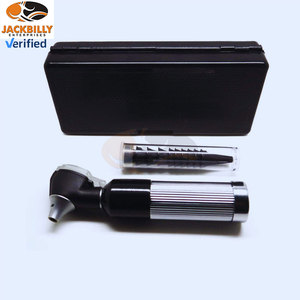 JACKBILLY Venta caliente Nuevo otoscopio de fibra óptica ENT Diseño mejorado con mango 10 espéculos y panel de celda para nariz de oído profesional - Product Image 2