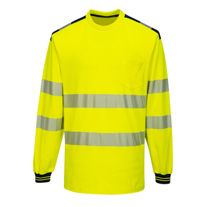 T-shirts à manches courtes haute visibilité pour les mines, le pétrole, le gaz, la construction industrielle, le trafic routier, les travailleurs routiers, vêtements de travail réfléchissants, chemise de sécurité - Product Image 6