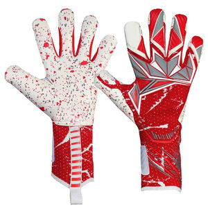 Gants de gardien de but d'entraînement en cuir respirant avec une excellente adhérence et absorption des chocs pour une performance de sauvetage de but - Product Image 6