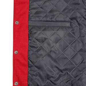 Veste d'hiver sur mesure pour hommes tissu en cuir de toile à la mode avec col montant vente en gros directe du Pakistan - Product Image 6