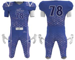 Conjunto de Uniforme de Fútbol Americano Personalizado por Sublimación, Estilo Tackle Twill, Manga Corta, Protección Solar UPF 50+, 7v7, Ropa para Hombre - Product Image 5