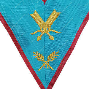 COLLAR MASONIC REGALIA BLUE LODGE ASSR SECRETARIO OFICIAL COLLAR FREEMASON COLLAR BORDADO - Product Image 2