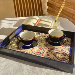 Plateau de service en bois MDF avec revêtement émaillé, design, hôtels et restaurants, articles de cuisine, plateau de table, haute qualité - Product Image 1