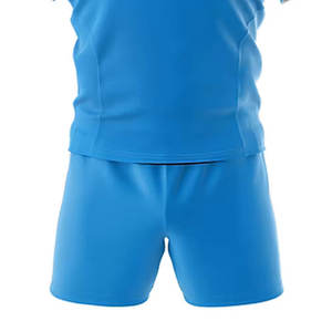 Uniforme de rugby duradero para hombre, material de poliéster de primera calidad, camisa de manga corta de secado rápido y pantalones cortos, perfecto para equipos y clubes juveniles - Product Image 4