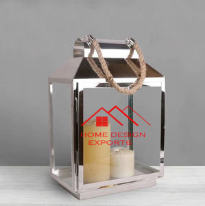 2025 Venta caliente último diseño de acero inoxidable Metal vela linterna para el hogar Hotel y decoración de jardín - Product Image 4