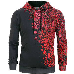 Sweat à capuche noir pour hommes le plus à la mode 2023 Sublimation 3D imprimé pour l'hiver avec poche avant tarifs de gros - Product Image 3