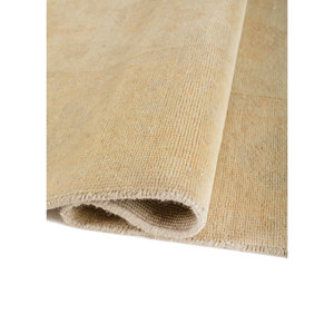 Alfombra de Lana Azul Vintage Anudada a Mano, Rectangular Grande Pae-545(Fr) para el Hogar, Alfombra de Color Sólido para Sala de Estar, Pasillo, Adolescentes - Product Image 2