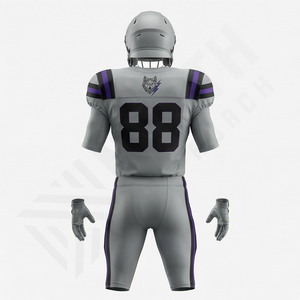 Uniforme de Fútbol Americano Personalizado con Logotipo para Hombre, Nuevo Diseño, Ropa Deportiva de Alto Rendimiento, Jersey Estampado de Sarga, Equipación Deportiva - Product Image 2