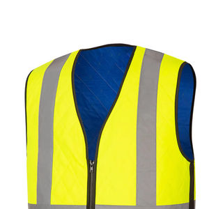 Chaleco de Seguridad Reflectante de Alta Visibilidad al por Mayor, 100% Poliéster, Tejido y Malla, Cómodo, Ropa de Trabajo, Chaleco de Seguridad Negro - Product Image 2