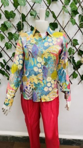 Alta demanda, moda informal, camisas de manga larga con estampado Floral de talla grande, ropa de fiesta en la playa disponible para la venta - Product Image 3