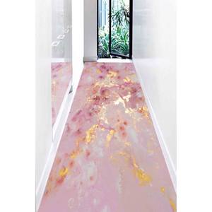 พรมหินอ่อนสีชมพูและสีทอง: พรมสำเนียงระยิบระยับที่ทันสมัยพรม chenille - Product Image 4